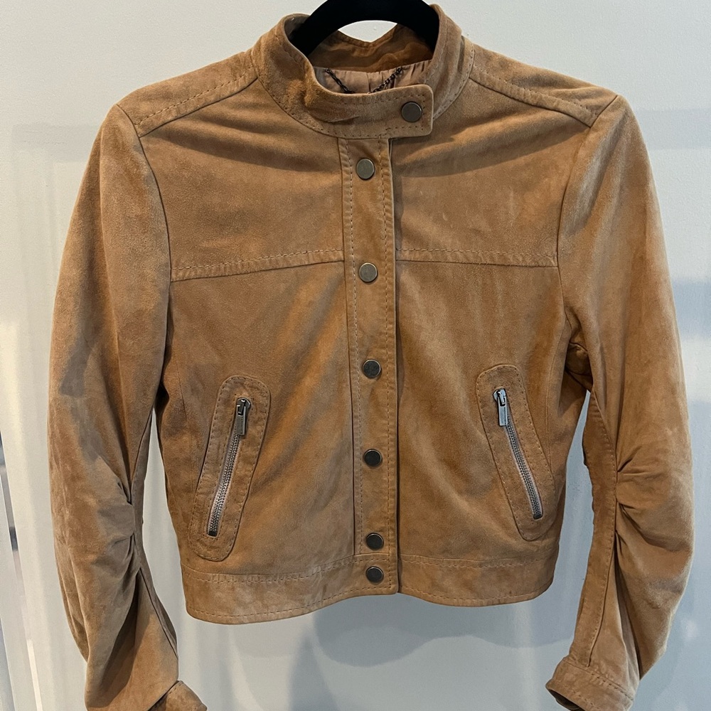 BCBG Max Azria Suede Jacket